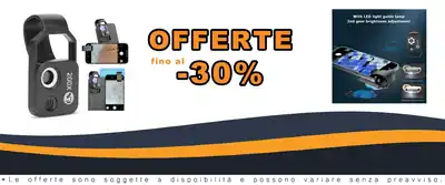 Microscopio Portatile per Telefonino 200X LED