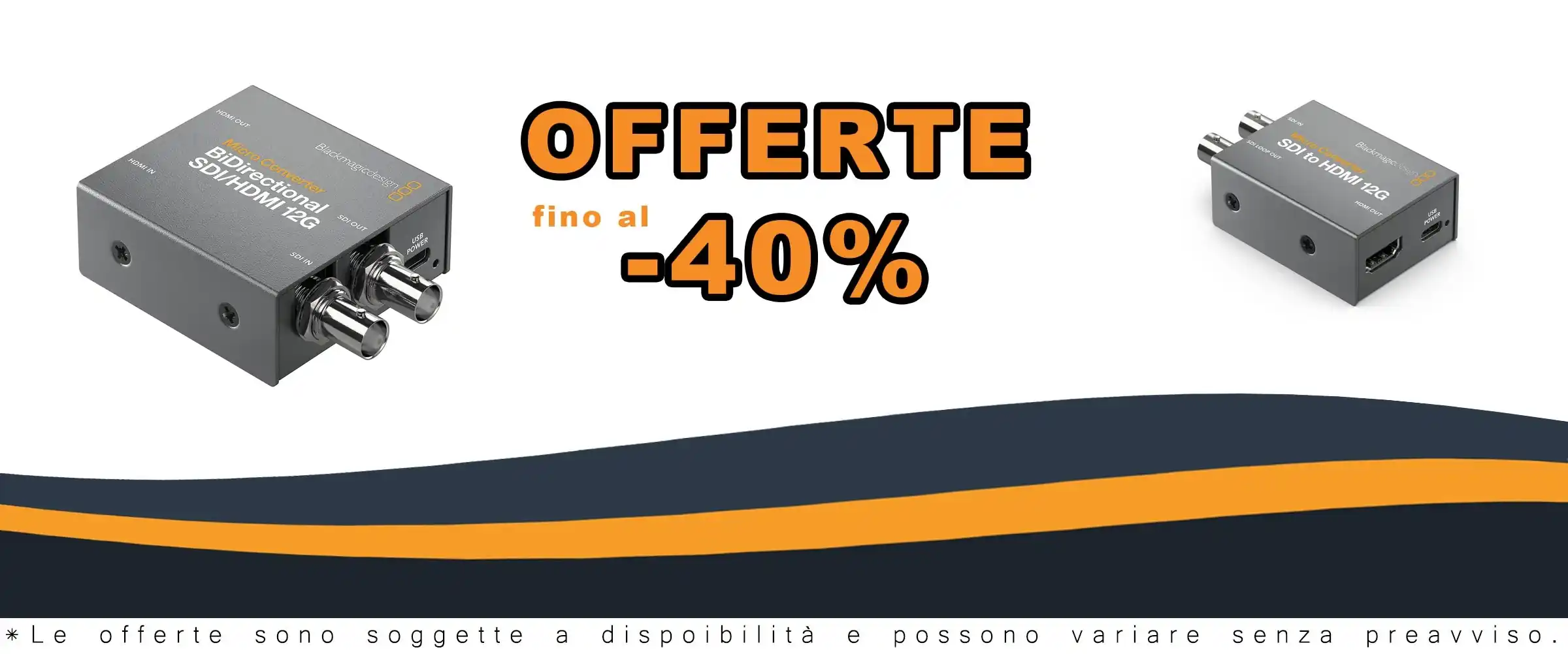 BiConversore SDI/HDMI 12G con alimentazione universale