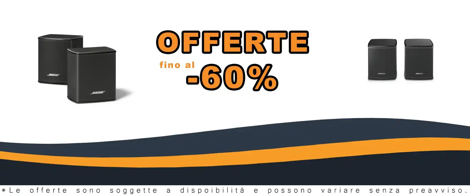 Sistemati altoparlanti surround Bose neri