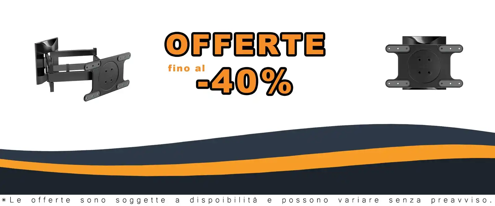 Supporti duali ad armi e rotazione oled 40-82 pollici