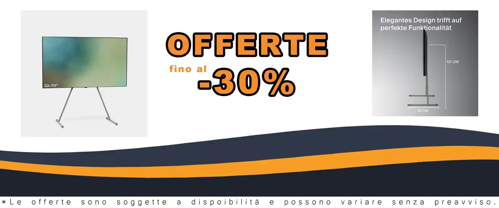Pedestale TV moderno in acciaio robusto (verde)