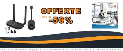 Transmettitore e Ricevitore Wireless 4K 164FT Plug and Play